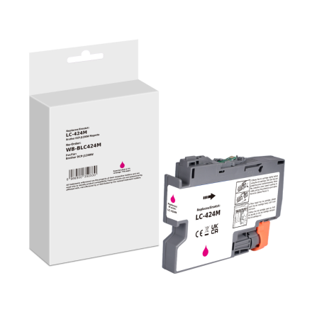 Brother LC-424M inktcartridge magenta Eeko Print (huismerk)