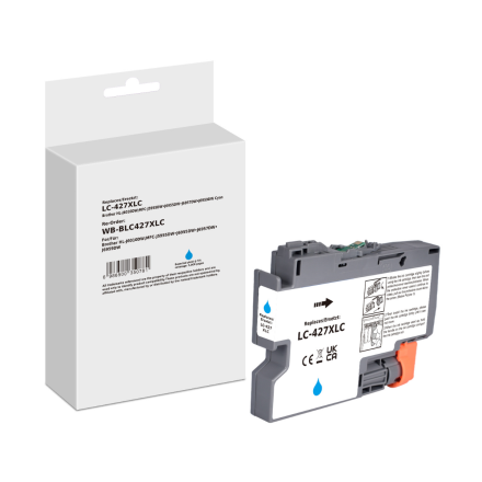 Brother LC-427XLC inktcartridge cyaan Eeko Print (huismerk)