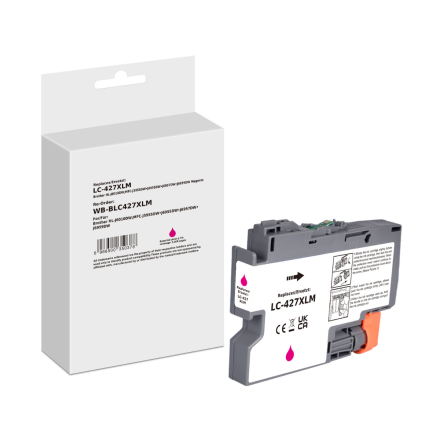 Brother LC-427XLM inktcartridge magenta Eeko Print (huismerk)