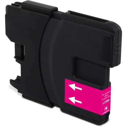 Brother LC-980M inktcartridge magenta Eeko Print (huismerk)