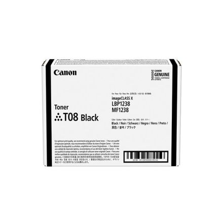 Canon T08 BK toner zwart origineel