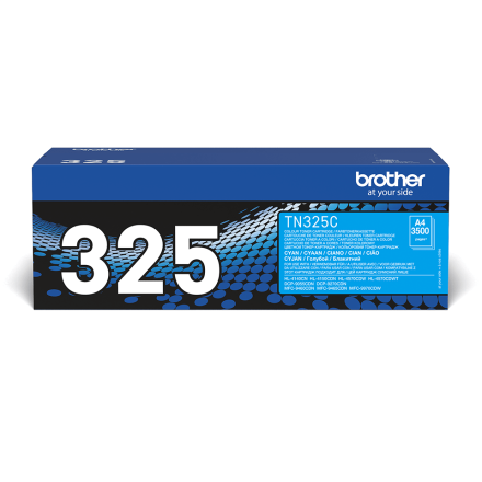 Brother TN-325C toner cyaan origineel