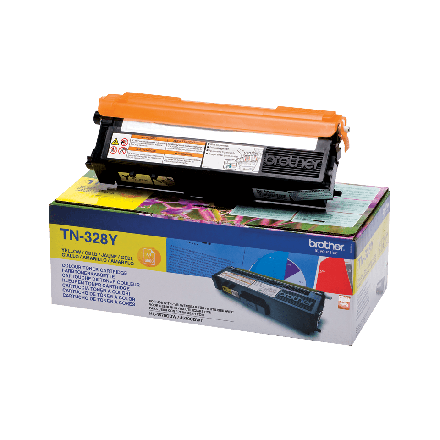 Brother TN-328Y toner geel origineel