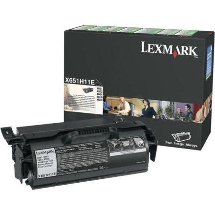 Lexmark X651H11E toner zwart origineel