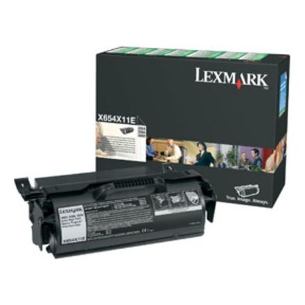 Lexmark X654X11E toner zwart origineel