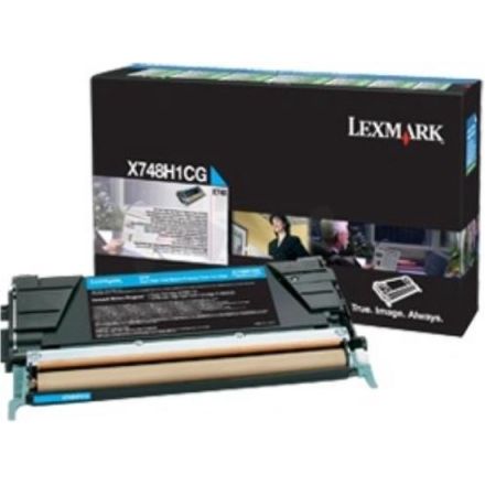 Lexmark X748H1CG toner cyaan origineel